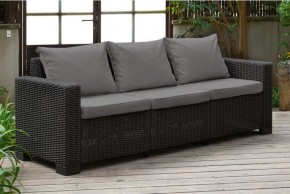 Диван Калифорния 3-х местный (California 3 Sofa), графит в Тобольске - tobolsk.mebel24.online | фото 1