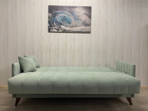 Диван Престиж-3 (НПБ) велюр Sensey mist green в Тобольске - tobolsk.mebel24.online | фото 3