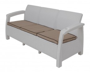 Диван Yalta Premium Sofa 3 Set (Ялта) белый (+подушки под спину) в Тобольске - tobolsk.mebel24.online | фото