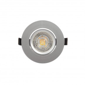 DK3020-CM Встраиваемый светильник, IP 20, 10 Вт, GU5.3, LED, серый, пластик в Тобольске - tobolsk.mebel24.online | фото 1