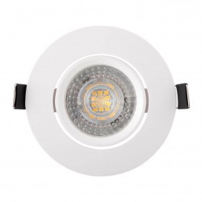DK3020-WH Встраиваемый светильник, IP 20, 10 Вт, GU5.3, LED, белый, пластик в Тобольске - tobolsk.mebel24.online | фото 1