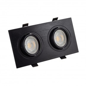 DK3022-BK Встраиваемый светильник, IP 20, 10 Вт, GU5.3, LED, черный, пластик в Тобольске - tobolsk.mebel24.online | фото 1