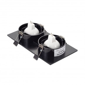 DK3022-BK Встраиваемый светильник, IP 20, 10 Вт, GU5.3, LED, черный, пластик в Тобольске - tobolsk.mebel24.online | фото 3