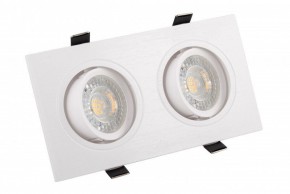 DK3022-WH Встраиваемый светильник, IP 20, 10 Вт, GU5.3, LED, белый, пластик в Тобольске - tobolsk.mebel24.online | фото 1