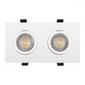 DK3022-WH Встраиваемый светильник, IP 20, 10 Вт, GU5.3, LED, белый, пластик в Тобольске - tobolsk.mebel24.online | фото 2