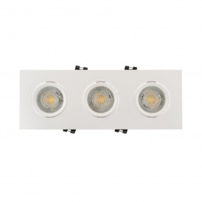 DK3023-WH Встраиваемый светильник, IP 20, 10 Вт, GU5.3, LED, белый, пластик в Тобольске - tobolsk.mebel24.online | фото 1