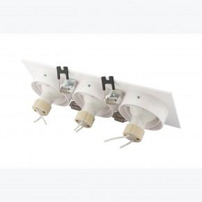 DK3023-WH Встраиваемый светильник, IP 20, 10 Вт, GU5.3, LED, белый, пластик в Тобольске - tobolsk.mebel24.online | фото 4