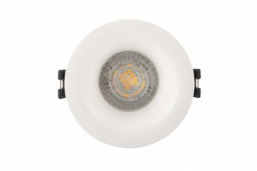 DK3024-WH Встраиваемый светильник, IP 20, 10 Вт, GU5.3, LED, белый, пластик в Тобольске - tobolsk.mebel24.online | фото 1