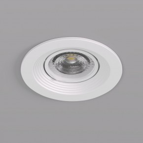 DK3029-WH Встраиваемый светильник, IP 20, 10 Вт, GU5.3, LED, белый, пластик в Тобольске - tobolsk.mebel24.online | фото 3