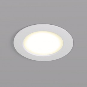 DK3046-WH Встраиваемый светильник, IP 20, 5Вт, LED, белый, пластик в Тобольске - tobolsk.mebel24.online | фото 1