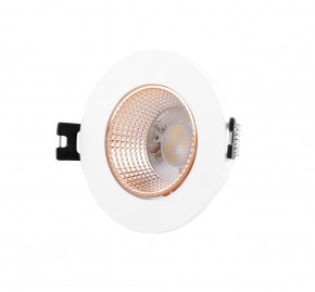 DK3061-WBR Встраиваемый светильник, IP 20, 10 Вт, GU5.3, LED, белый/бронзовый, пластик в Тобольске - tobolsk.mebel24.online | фото 1