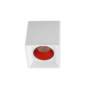 DK3080-WH+RD Светильник накладной IP 20, 10 Вт, GU5.3, LED, белый/красный, пластик в Тобольске - tobolsk.mebel24.online | фото 1