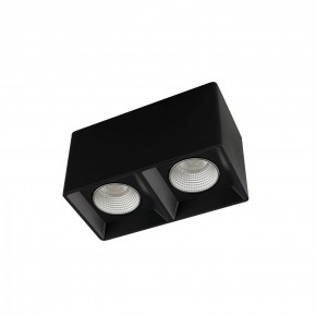 DK3085-BK+CH Светильник накладной IP 20, 10 Вт, GU5.3, LED, черный/хром, пластик в Тобольске - tobolsk.mebel24.online | фото 1