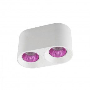 DK3096-WH+PI Светильник накладной IP 20, 10 Вт, GU5.3, LED, белый/розовый, пластик в Тобольске - tobolsk.mebel24.online | фото