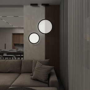 DK6604-BK Подвесной вертикальный светильник Veil со светодиодом H1500 d450 220V 36W 3000-6000K IP20 черный алюминий в Тобольске - tobolsk.mebel24.online | фото 8