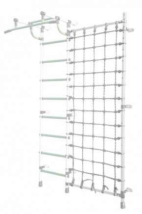 Дополнительная стойка к пристенному ДСК Pastel с сеткой для лазания, цв. белый в Тобольске - tobolsk.mebel24.online | фото