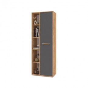 ФЛОРИДА Ф12 Шкаф-стеллаж (дуб золотой/графит) в Тобольске - tobolsk.mebel24.online | фото