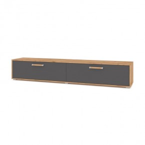 ФЛОРИДА Ф32 Тумба ТВ (дуб золотой/графит) в Тобольске - tobolsk.mebel24.online | фото