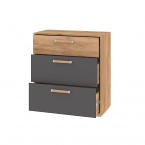 ФЛОРИДА Гостиная (модульная) дуб золотой/графит в Тобольске - tobolsk.mebel24.online | фото 10