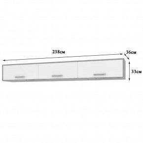 ФЛОРИДА Гостиная (модульная) дуб золотой/графит в Тобольске - tobolsk.mebel24.online | фото 12