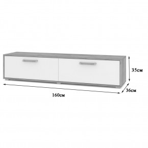 ФЛОРИДА Гостиная (модульная) дуб золотой/графит в Тобольске - tobolsk.mebel24.online | фото 6