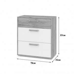 ФЛОРИДА Гостиная (модульная) дуб золотой/графит в Тобольске - tobolsk.mebel24.online | фото 9