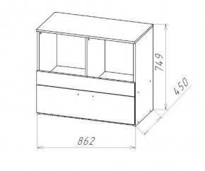 ГЕОМЕТРИЯ ГМТ.08 комод в Тобольске - tobolsk.mebel24.online | фото 2