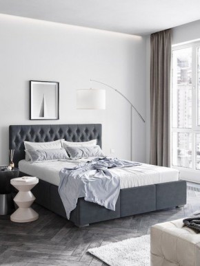 Интерьерная Кровать Октавия Серый 1400x2000 в Тобольске - tobolsk.mebel24.online | фото