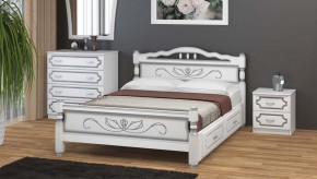 КАРИНА-5 Кровать из массива 1600 с 2-мя ящиками в Тобольске - tobolsk.mebel24.online | фото 1