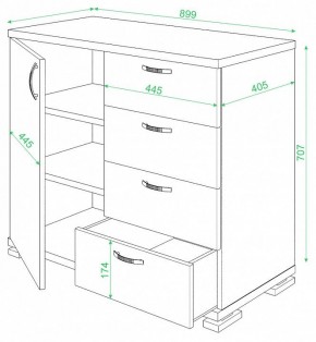 Комод Домино ТБ-4МН в Тобольске - tobolsk.mebel24.online | фото 2