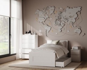 Комод КАСТОР с пятью ящиками, цвет белый в Тобольске - tobolsk.mebel24.online | фото 3
