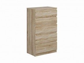 Комод КАСТОР с пятью ящиками, цвет Дуб Сонома в Тобольске - tobolsk.mebel24.online | фото