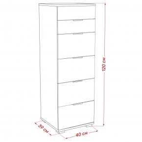 Комод Leset Наоми 6 в Тобольске - tobolsk.mebel24.online | фото 8