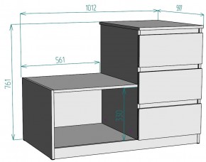 Комод Мальта K207 в Тобольске - tobolsk.mebel24.online | фото 2