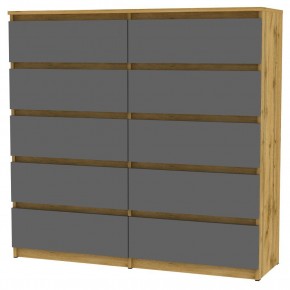 Комод Malta light K155 (ДВ-Графит) в Тобольске - tobolsk.mebel24.online | фото