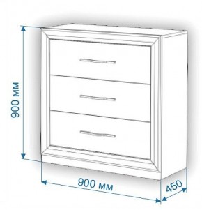 Комод Нобиле Км-90/45 в Тобольске - tobolsk.mebel24.online | фото 3