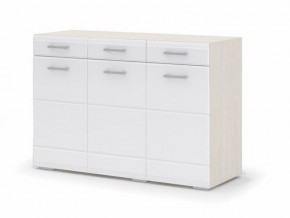 Комод Симба  дуб белфорд-белый глянец в Тобольске - tobolsk.mebel24.online | фото 1