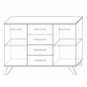 Комодино Вега Скандинавия в Тобольске - tobolsk.mebel24.online | фото 5