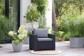Комплект кресел Калифорния (California chair) графит в Тобольске - tobolsk.mebel24.online | фото 1