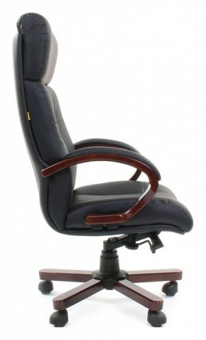 Кресло для руководителя Chairman 421 черный/орех темный, черный в Тобольске - tobolsk.mebel24.online | фото 3