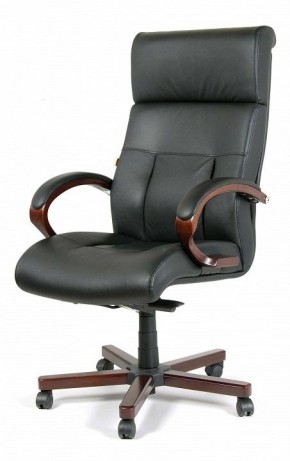 Кресло для руководителя Chairman 421 черный/орех темный, черный в Тобольске - tobolsk.mebel24.online | фото 7