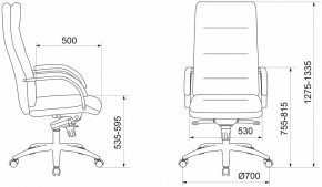 Кресло для руководителя T-9927SL/BLACK в Тобольске - tobolsk.mebel24.online | фото 5