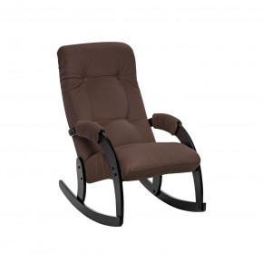 Кресло-качалка Модель 67 Венге, ткань V 26 в Тобольске - tobolsk.mebel24.online | фото 1