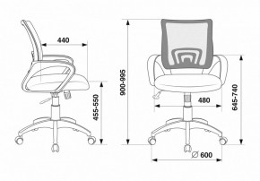 Кресло компьютерное CH-695N/DG/TW-11 в Тобольске - tobolsk.mebel24.online | фото 12