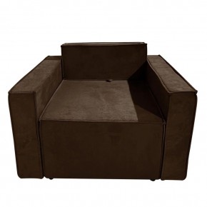 Кресло-кровать Принц КК1-ВК (велюр коричневый) в Тобольске - tobolsk.mebel24.online | фото