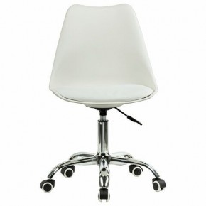 Кресло стул BRABIX "Eames MG-310 CH", хром, пластик белый, экокожа белая, 532923 в Тобольске - tobolsk.mebel24.online | фото 1