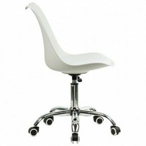 Кресло стул BRABIX "Eames MG-310 CH", хром, пластик белый, экокожа белая, 532923 в Тобольске - tobolsk.mebel24.online | фото 3