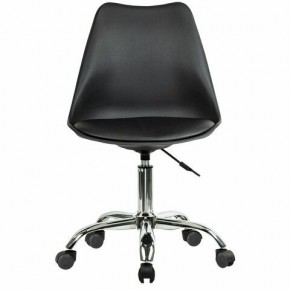 Кресло стул BRABIX "Eames MG-310 CH", хром, пластик черный, экокожа черная, 532925 в Тобольске - tobolsk.mebel24.online | фото 1