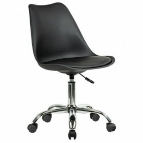 Кресло стул BRABIX "Eames MG-310 CH", хром, пластик черный, экокожа черная, 532925 в Тобольске - tobolsk.mebel24.online | фото 2