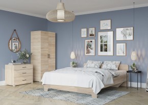 Кровать 1,6 VICTOR + основание (Сонома) в Тобольске - tobolsk.mebel24.online | фото 4